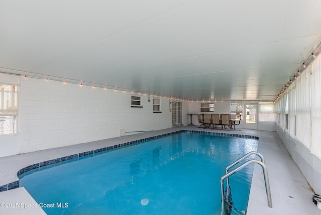 1245 Arlington Cir, Merritt Island, FL 32952 - view of indoor pool