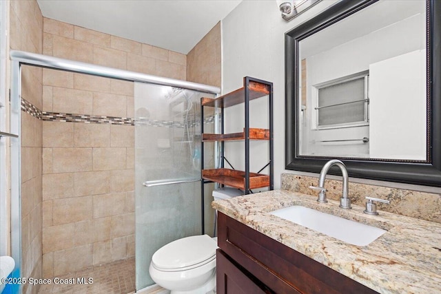 1638 Riviera Dr NE, Palm Bay, FL 32905 - bathroom with a shower stall and vanity