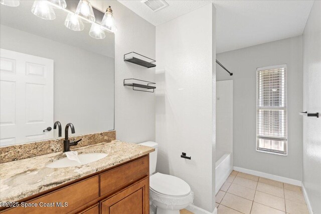 781 Dinner St NE, Palm Bay, FL 32907 - full bath featuring vanity, tile patterned flooring, and shower / tub combination