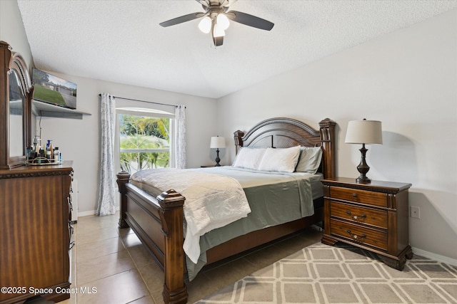 149 Hawthorne Ln NE, Palm Bay, FL 32907 - bedroom with a textured ceiling and ceiling fan