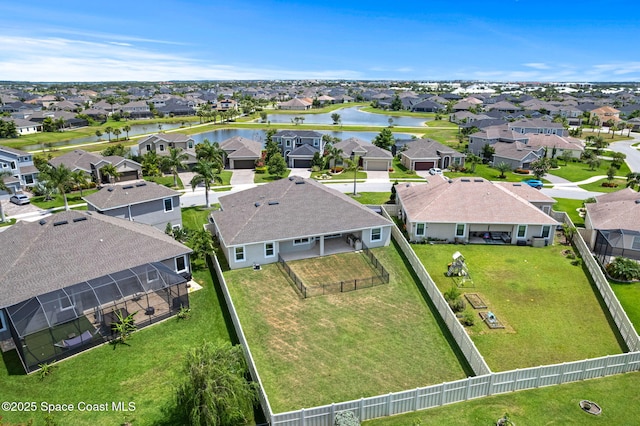 7684 Poulicny Ln, Melbourne, FL 32940 - aerial view of residential area featuring a nearby body of water