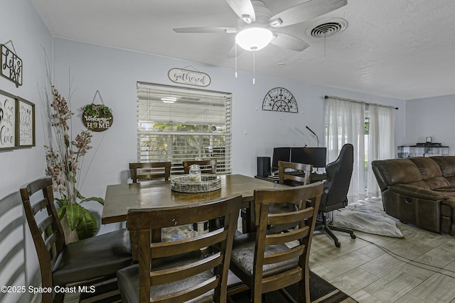 449 Amity Ave, Cocoa, FL 32927 - dining area featuring ceiling fan