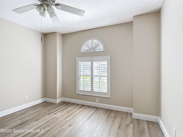3090 Rio Pino S, Indialantic, FL 32903 - spare room with light wood-type flooring and ceiling fan