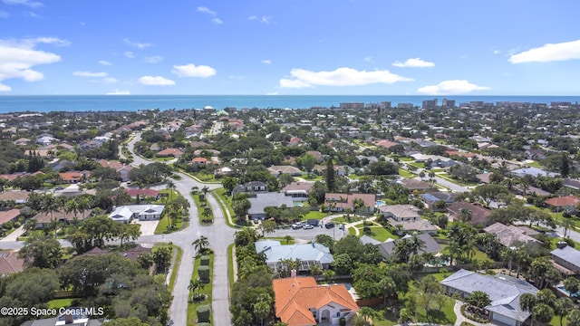 3090 Rio Pino S, Indialantic, FL 32903 - aerial view of property and surrounding area featuring a large body of water and nearby suburban area