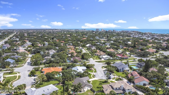 3090 Rio Pino S, Indialantic, FL 32903 - aerial view of property and surrounding area with a large body of water and nearby suburban area