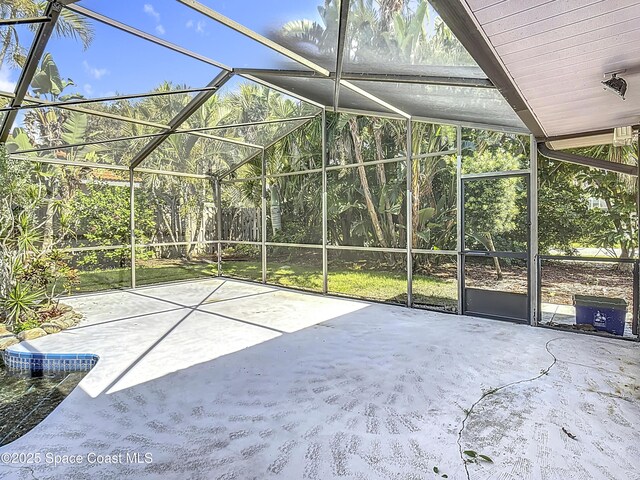 3090 Rio Pino S, Indialantic, FL 32903 - view of patio / terrace with glass enclosure
