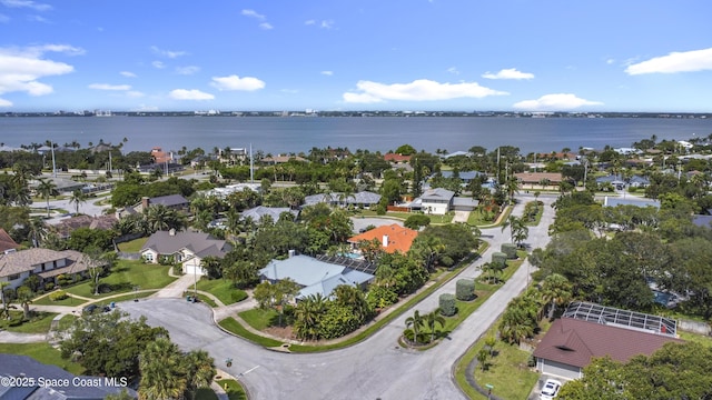 3090 Rio Pino S, Indialantic, FL 32903 - aerial view of property and surrounding area featuring a large body of water and nearby suburban area
