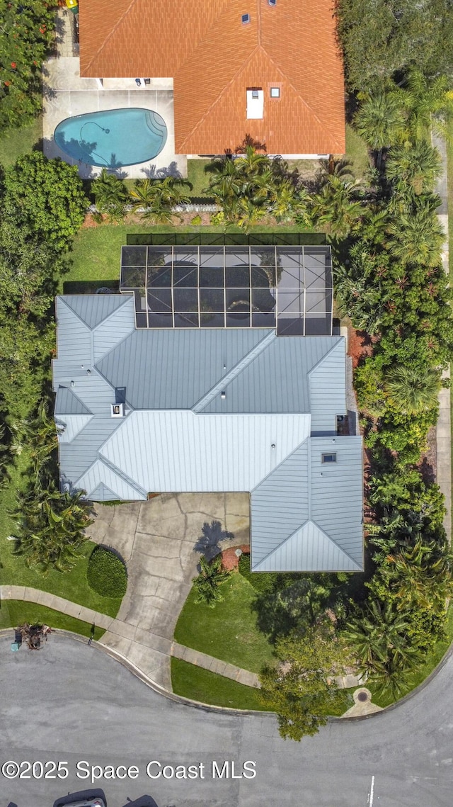 3090 Rio Pino S, Indialantic, FL 32903 - aerial view of a pool area