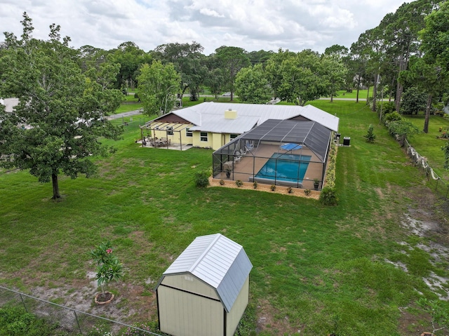 4685 Lee St, Cocoa, FL 32926 - view of subject property with a pool