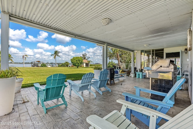 2945 Newfound Harbor Dr, Merritt Island, FL 32952 - view of patio / terrace
