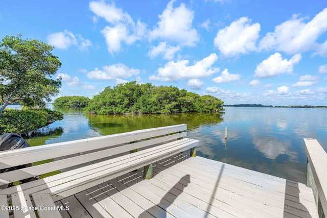 2945 Newfound Harbor Dr, Merritt Island, FL 32952 - dock area featuring a water view