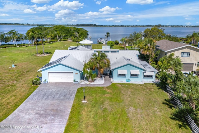 2945 Newfound Harbor Dr, Merritt Island, FL 32952 - aerial view of property and surrounding area with a large body of water