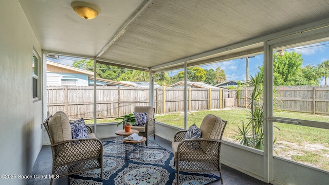 2515 Andrews Ave, Melbourne, FL 32935 - sunroom / solarium featuring an outdoor living space