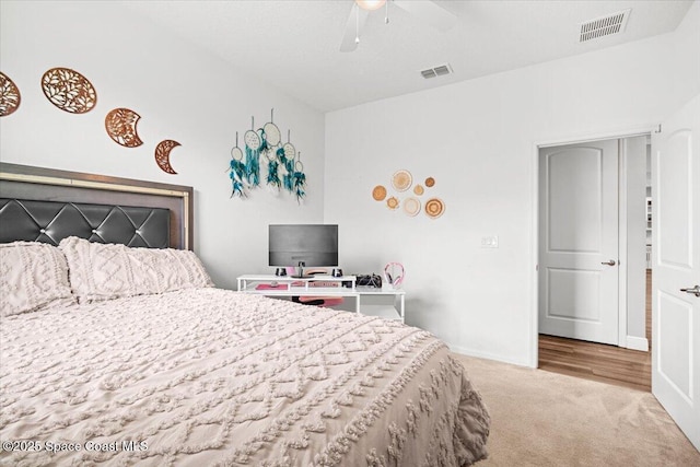 922 Raleigh Rd SE, Palm Bay, FL 32909 - bedroom featuring carpet floors and a ceiling fan