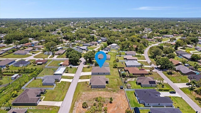 922 Raleigh Rd SE, Palm Bay, FL 32909 - aerial overview of property's location featuring nearby suburban area