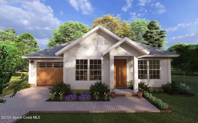 258 Lime St, Cocoa, FL 32926 - single story home featuring a garage and decorative driveway