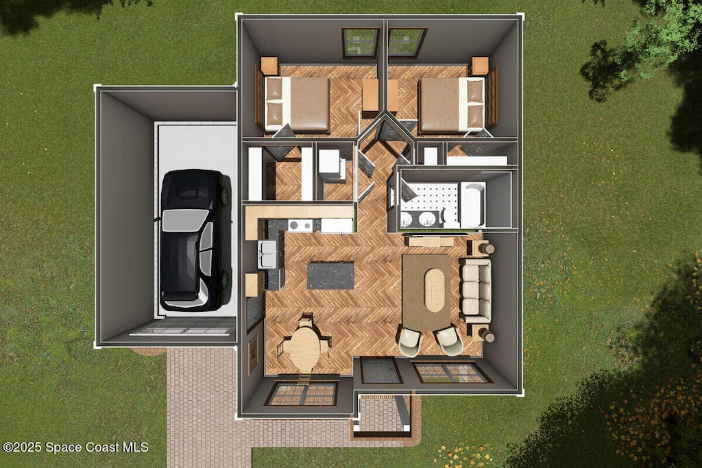 258 Lime St, Cocoa, FL 32926 - view of home floor plan