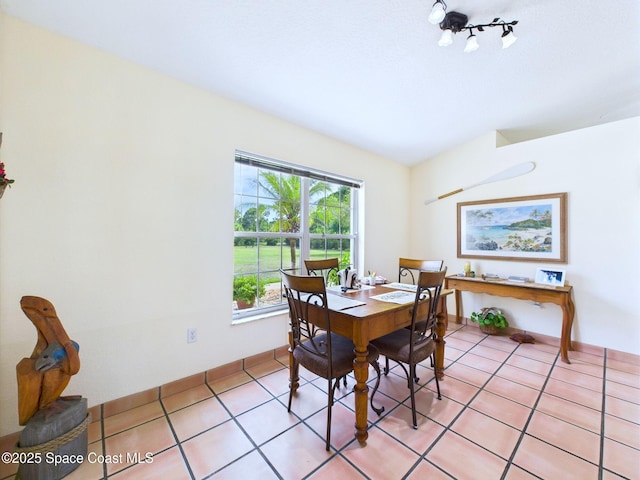3200 Grant Rd, Grant-Valkaria, FL 32949 - dining space with light tile patterned floors