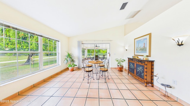 3200 Grant Rd, Grant-Valkaria, FL 32949 - sunroom / solarium with vaulted ceiling and tile patterned flooring