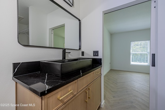 2943 Creech Ave SE, Palm Bay, FL 32909 - bathroom featuring vanity and baseboards