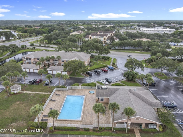 1870 Long Iron Dr Unit 1225, Rockledge, FL 32955 - drone / aerial view of a pool area