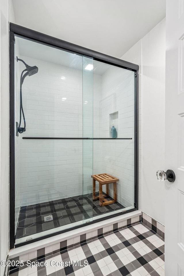 2600 N Riverside Dr, Indialantic, FL 32903 - bathroom with a stall shower