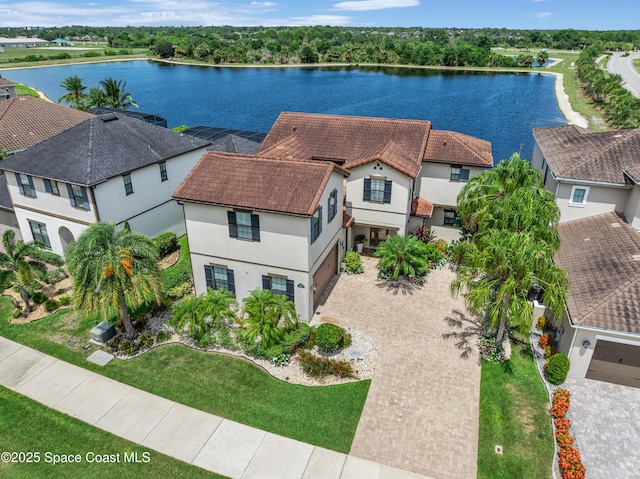 7873 Desmond Ave, Melbourne, FL 32940 - aerial view of property and surrounding area featuring a large body of water