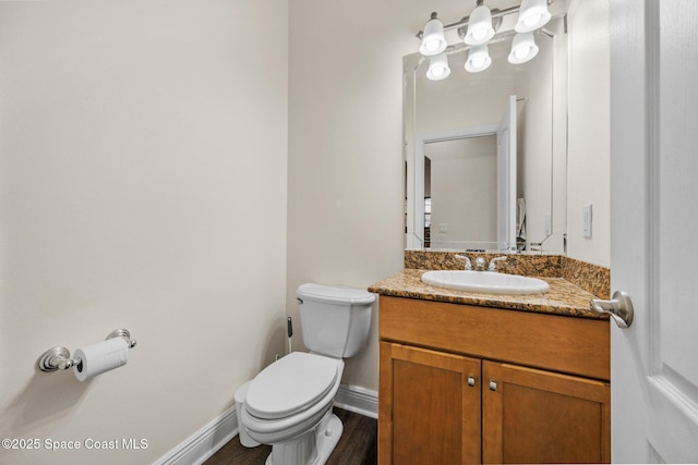 1375 Isabella Dr Unit 108, Melbourne, FL 32935 - half bath featuring vanity and wood finished floors