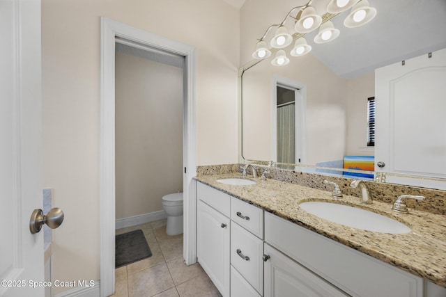 1375 Isabella Dr Unit 108, Melbourne, FL 32935 - full bath with double vanity and tile patterned floors