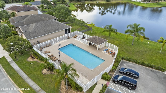 4060 Aria Dr, Melbourne, FL 32904 - aerial view of property and surrounding area with a nearby body of water