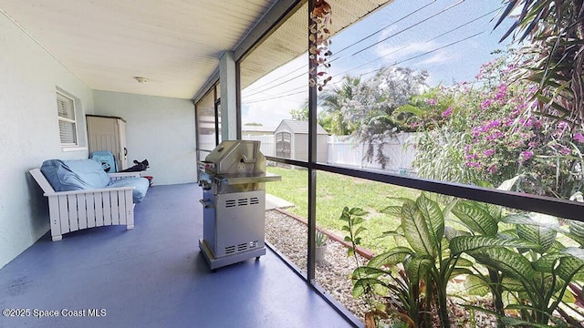 210 Cleveland Ave Unit 210, Cocoa Beach, FL 32931 - view of sunroom