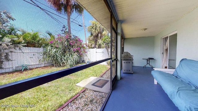 210 Cleveland Ave Unit 210, Cocoa Beach, FL 32931 - sunroom featuring plenty of natural light
