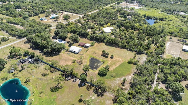 4685 Sand Point Rd, Grant, FL 32949 - aerial overview of property's location featuring a nearby body of water