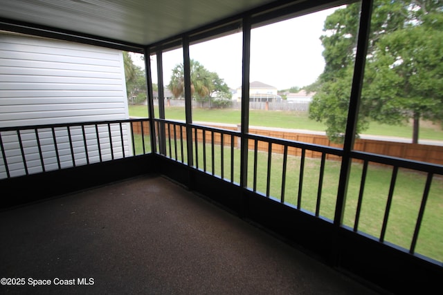 9027 Manchester Ln Unit 22F, West Melbourne, FL 32904 - view of unfurnished sunroom