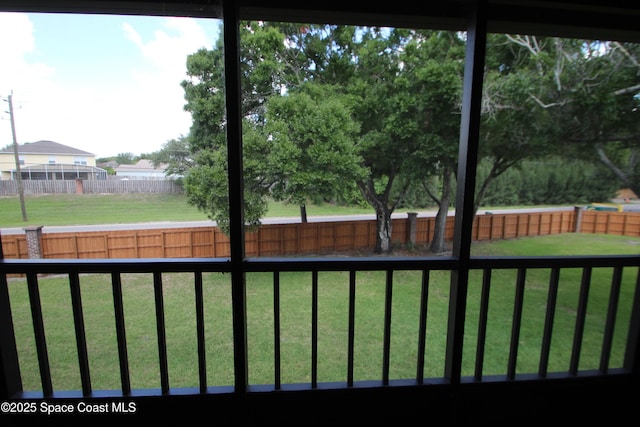 9027 Manchester Ln Unit 22F, West Melbourne, FL 32904 - view of fenced backyard