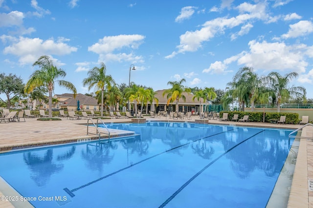 1869 Tullagee Ave, Melbourne, FL 32940 - community pool with a patio area