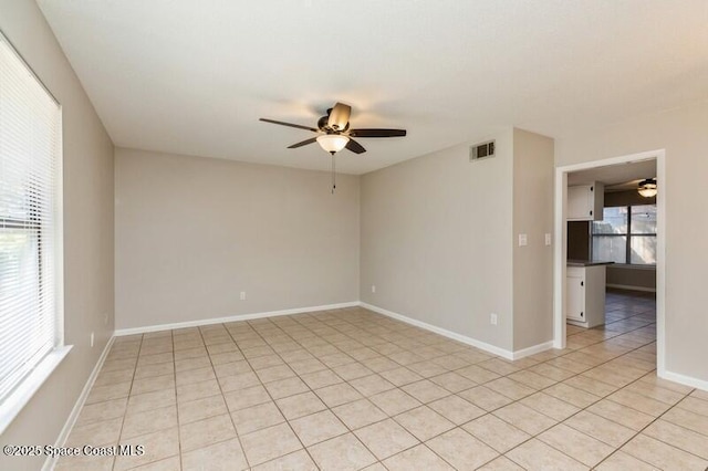 964 Mcfarlan Ave, Fort Walton Beach, FL 32547 - unfurnished room with a ceiling fan and light tile patterned flooring