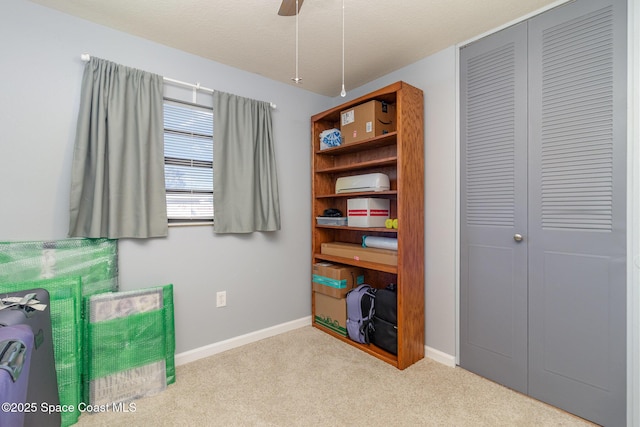 583 Mandan Ave, Melbourne, FL 32935 - carpeted bedroom featuring a closet and ceiling fan