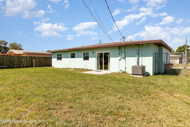 583 Mandan Ave, Melbourne, FL 32935 - back of house with stucco siding