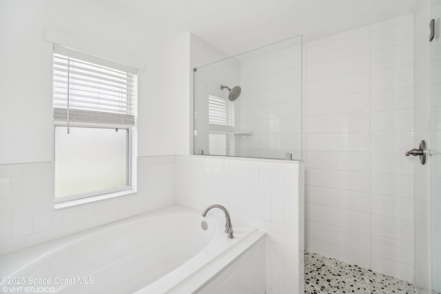 183 Frante Ave NE, Palm Bay, FL 32907 - full bath with a bath and tiled shower