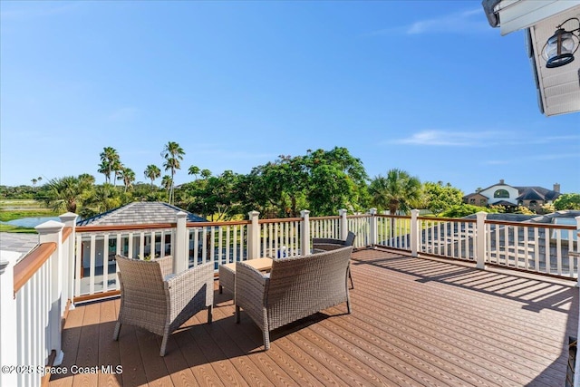 260 Utopia Cir, Merritt Island, FL 32952 - view of wooden deck