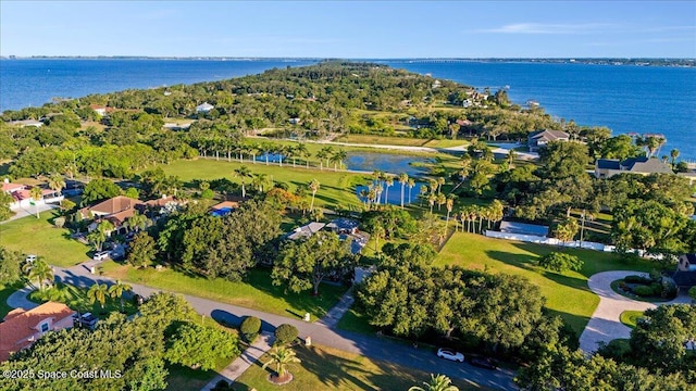 260 Utopia Cir, Merritt Island, FL 32952 - aerial view of property and surrounding area with a nearby body of water
