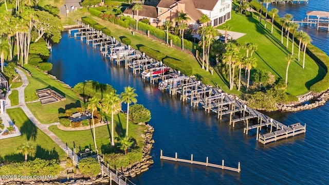 260 Utopia Cir, Merritt Island, FL 32952 - bird's eye view of a nearby body of water