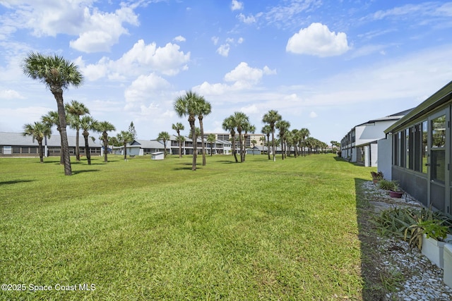 743 Palm Springs Cir, Satellite Beach, FL 32937 - view of green lawn