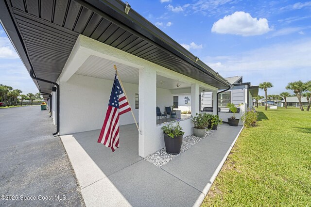 743 Palm Springs Cir, Satellite Beach, FL 32937 - view of patio