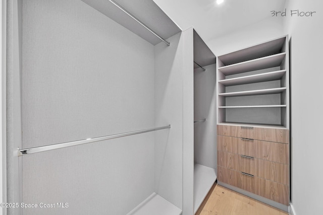 16 Seaside Ave, Key Largo, FL 33037 - spacious closet with light wood-type flooring