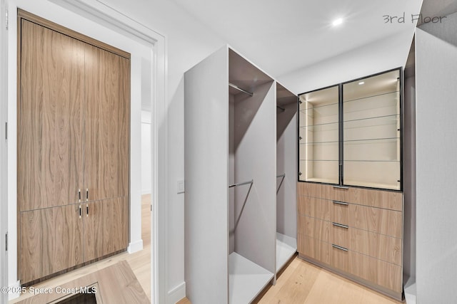 16 Seaside Ave, Key Largo, FL 33037 - spacious closet featuring light wood-style floors