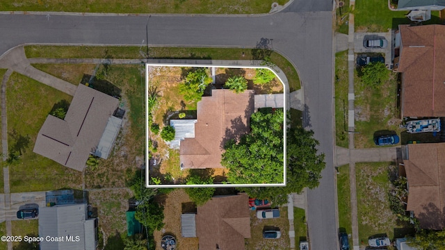 959 Macco Rd, Cocoa, FL 32927 - aerial perspective of suburban area featuring property parcel outlined