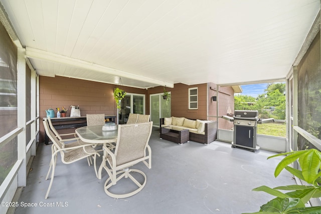 959 Macco Rd, Cocoa, FL 32927 - sunroom / solarium featuring outdoor lounge area and outdoor dining area