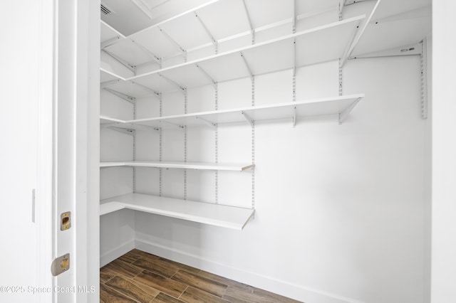 156 Puddle Duck Ln, Grant-Valkaria, FL 32909 - spacious closet featuring dark wood-type flooring